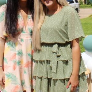 Green Polka Dot Dress